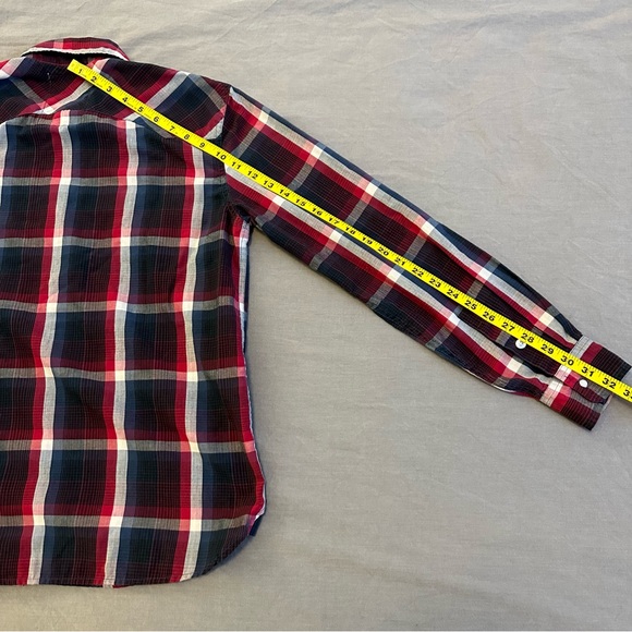 Levi's Classic Plaid Western Shirt - Men's S - Picture 5 of 9